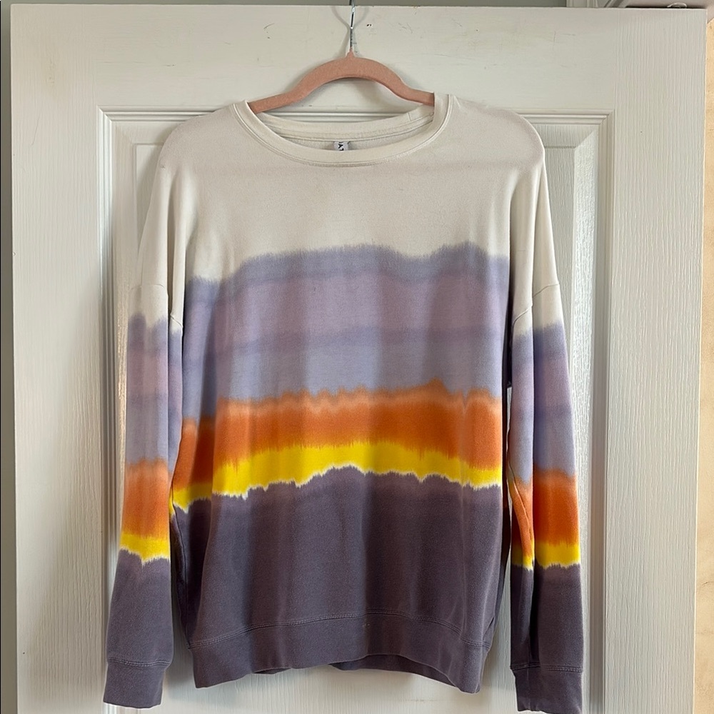 Athleta Multicolor Tie-Dye Sweatshirt